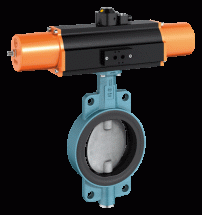 Затвор поворотный дисковый Z011-AS-EB-SYD PN3 Alluminiumalloy EN AC-46000/1.4408/Hypalon с EB-SYD пневмоприв. двухстор. (DN50 Z011-AS-50-EB05.1.SYD)