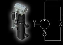 РУЧНОЙ НАСОС ГИДРАВЛИЧЕСКИЙ СО СПУСКНОЙ РУКОЯТКОЙ PMP20 (PM20) - 20 см3